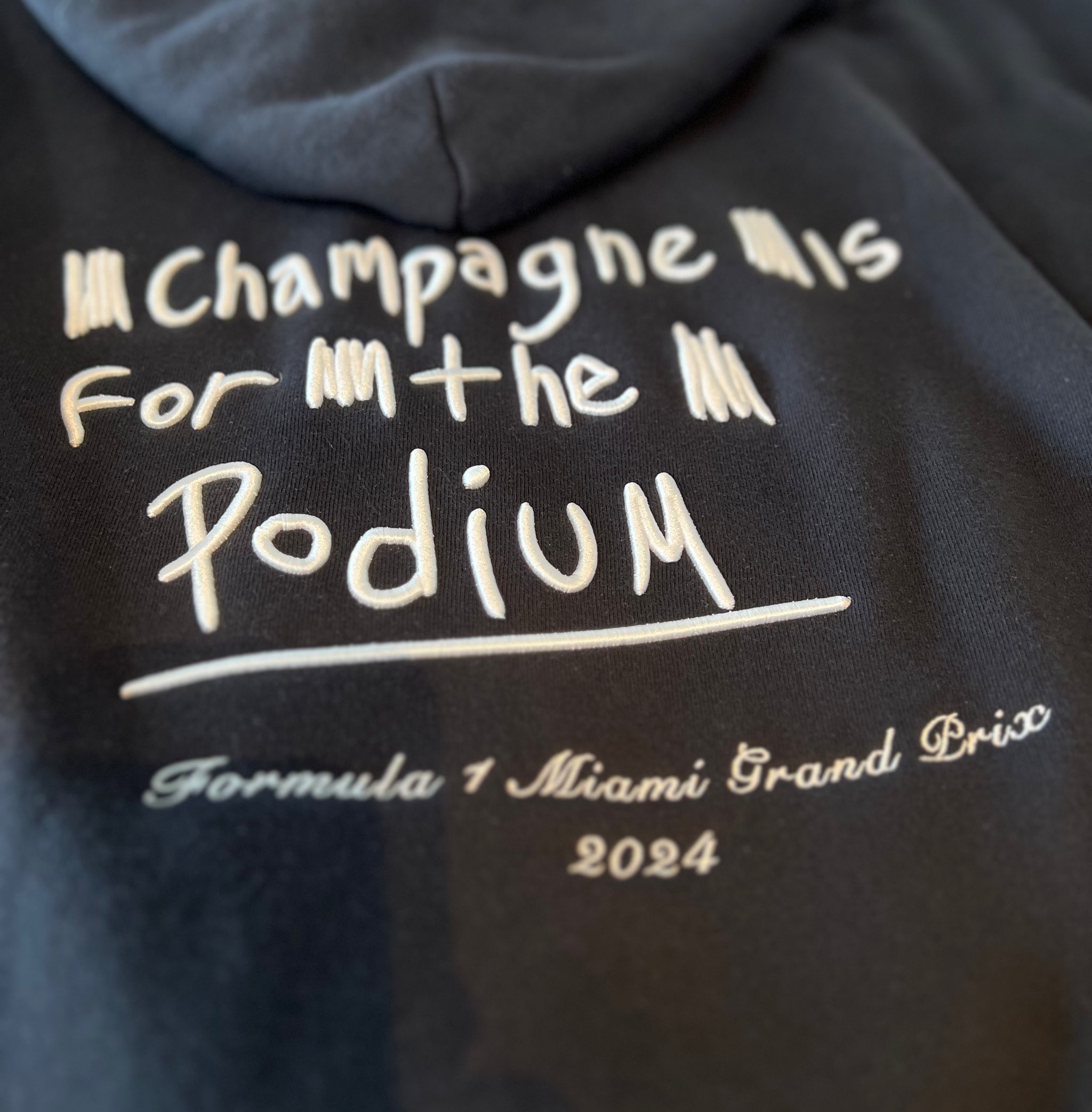 Champagne is for the podium - Winners hoodie