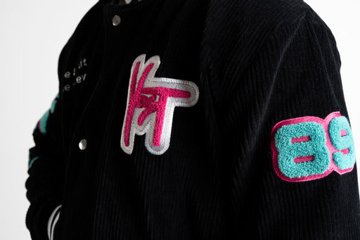 Corduroy Towel Patch Bomber