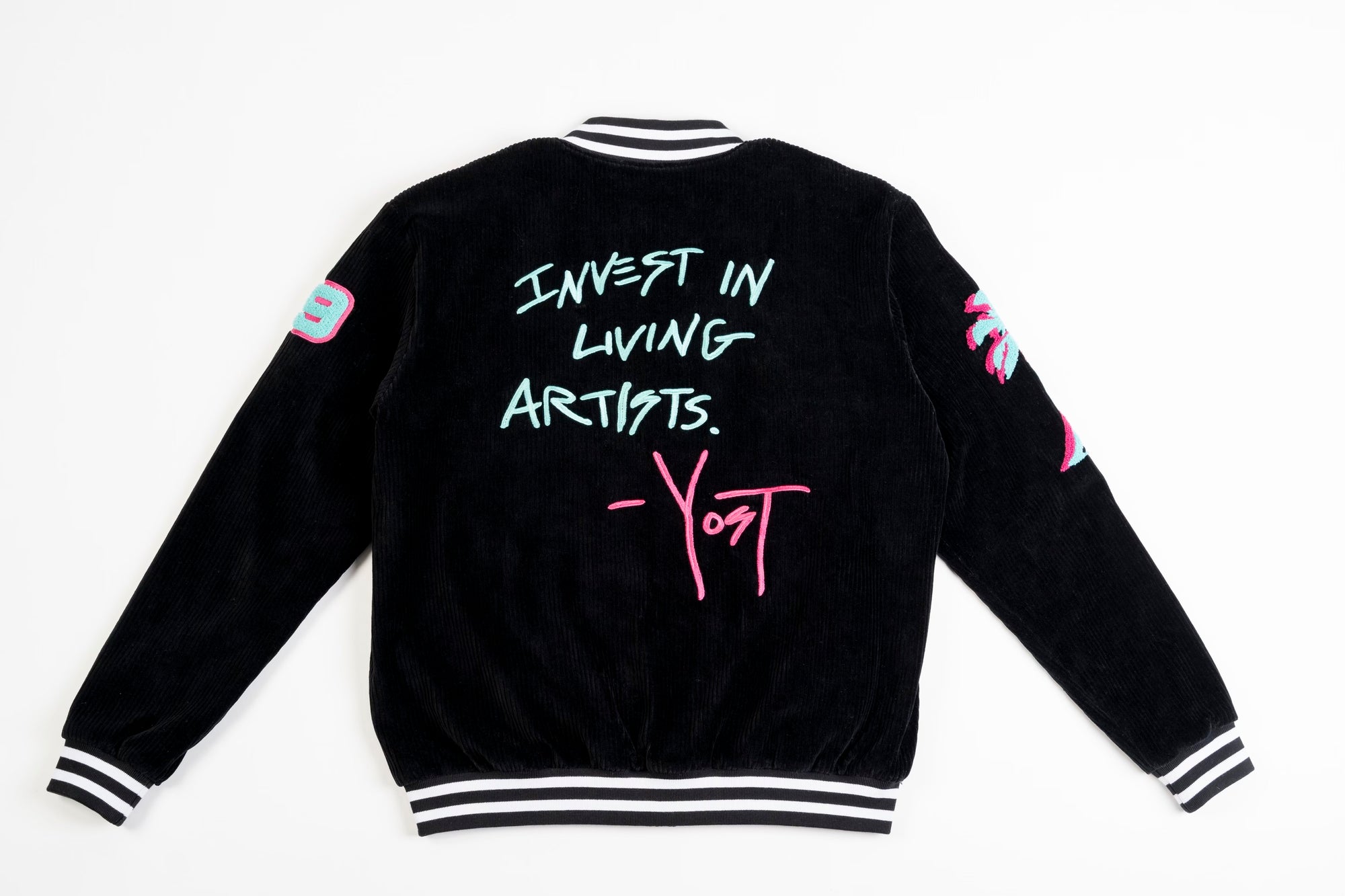 Corduroy Towel Patch Bomber