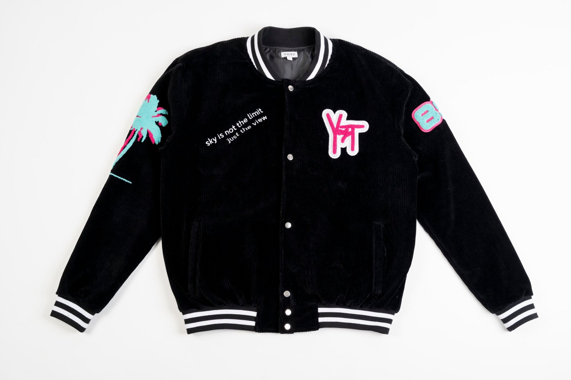 Corduroy Towel Patch Bomber